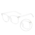 thumbnail image 3 of Blue Light Blocking Glasses Unisex Stylish Square Eyeglasses Light Blocking Clear Lens Blue Light Filter Lens Eyewear, 3 of 7