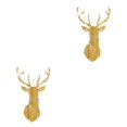 thumbnail image 1 of Youkk Personalized Home Style 3D Mirror Wall Stickers For Creating Unique Decor Self Adhesive Living Space gold XXL 2Set, 1 of 6