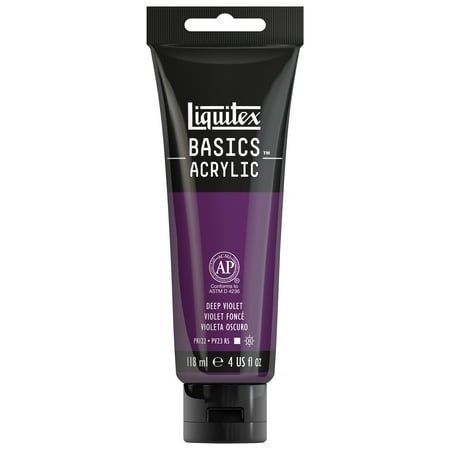 - Liquitex BASICS Acrylic Color, 4 oz. Tube, Deep Violet