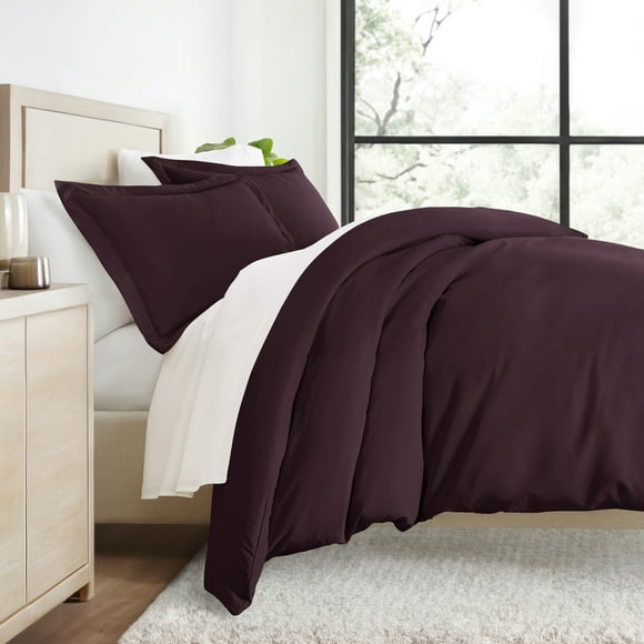 Ultra Suave y Transpirable - Juego de Funda Nórdica - Ropa de Cama Morada King/Cal-King de Comfort Canopy