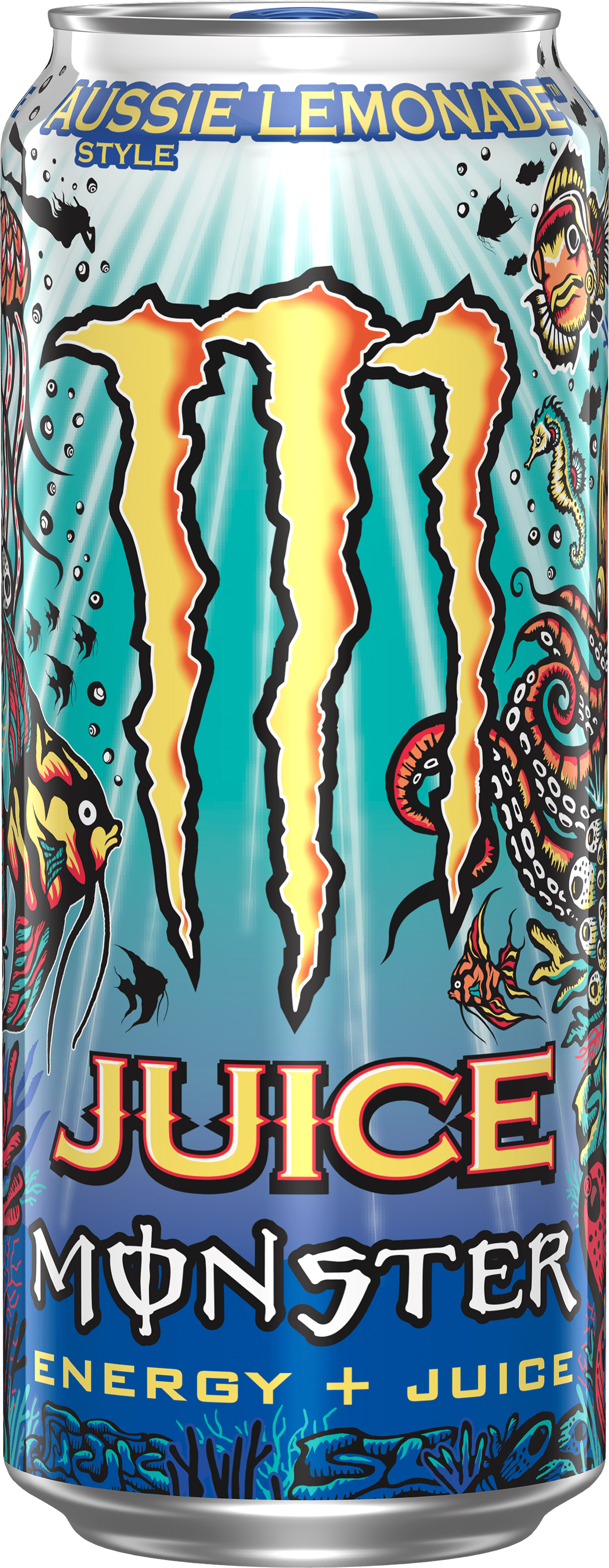 Monster Aussie Style Lemonade, 16 fl oz, 4 Pack