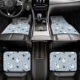 thumbnail image 7 of Yiaed Skiing penguin Bear Print Carpet Floor Mats for Cars, Auto Accessories Front & Rear Car Floor Mats Car Floor Foot Mat Sets of 4 Pieces, 7 of 7