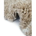 thumbnail image 3 of Unique Loom Rabat Shag Collection Area Rug - Trellis (8' x 10' Rectangle Taupe/Ivory), 3 of 7