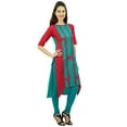 thumbnail image 4 of Phagun Tunique Indienne en Coton pour Femmes Ourlet Asymétrique Kurti Tenue Décontractée, 4 of 7