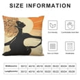 thumbnail image 5 of YINGXI TopXma Pillow Covers,Sun and Women Pillow Covers Gifts for Women Girls, Home Bedroom Living Room Decor Flannel Pillow Cover 12x12in, 5 of 5