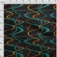 thumbnail image 4 of oneOone Polyester Spandex Black Fabric Geometric Sewing Craft Projects Fabric Prints By Yard 56 Inch Wide-12, 4 of 6