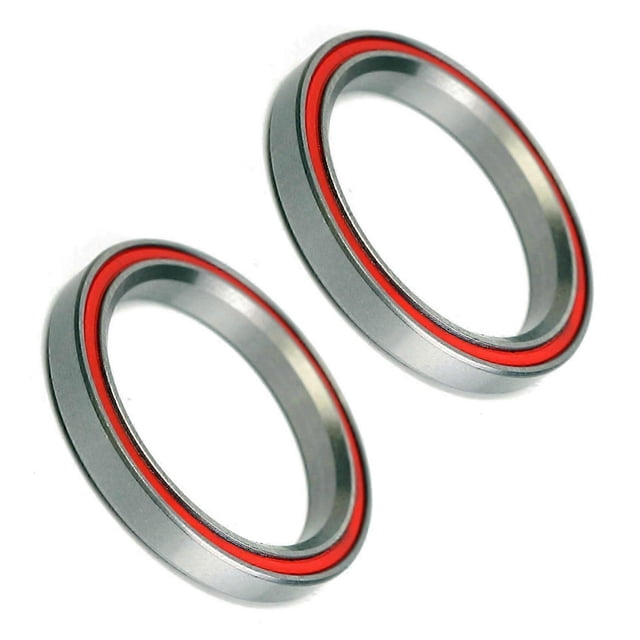 2pcs 40X52X7mm 45 Degree X45 Degree 2RS P16 Taper ACB Angular Contact Bearing for 1-1/2 Inch Headse