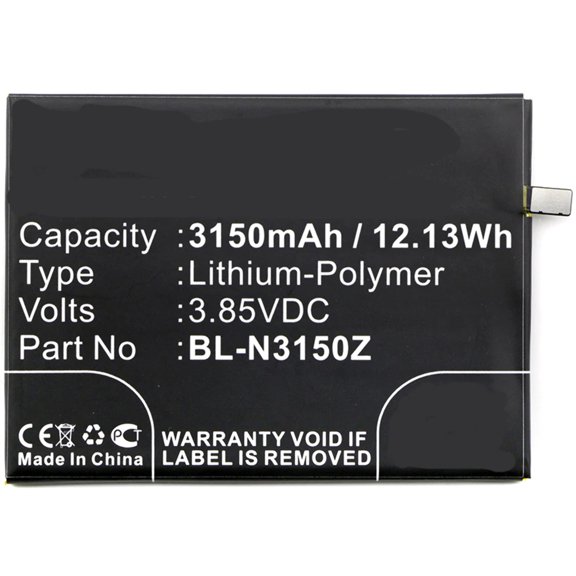 Batteries N Accessories BNA-WB-P8252 Cell Phone Battery - Li-Pol, 3.85V, 3150mAh, Ultra High Capacity Battery - Replacement for Blu BL-N3150Z Battery