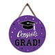 thumbnail image 2 of Xihbxyly Placa de Madera para Puerta de Graduación, Temática de La Temporada de Graduación 2024, Diseño Circular, Material Resistente y Seguro, Decoración Multiusos para Paredes y Jardines, Ideal par, 2 of 5