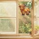 thumbnail image 3 of Highlys Cow Butterflys Suncatcher Stained Vidrio Estilo Window Hanging Farm Animales Catcher Ornament Para Hogar Window Garden Farmcasas Decor Regalo Para Cow Lover, 3 of 8
