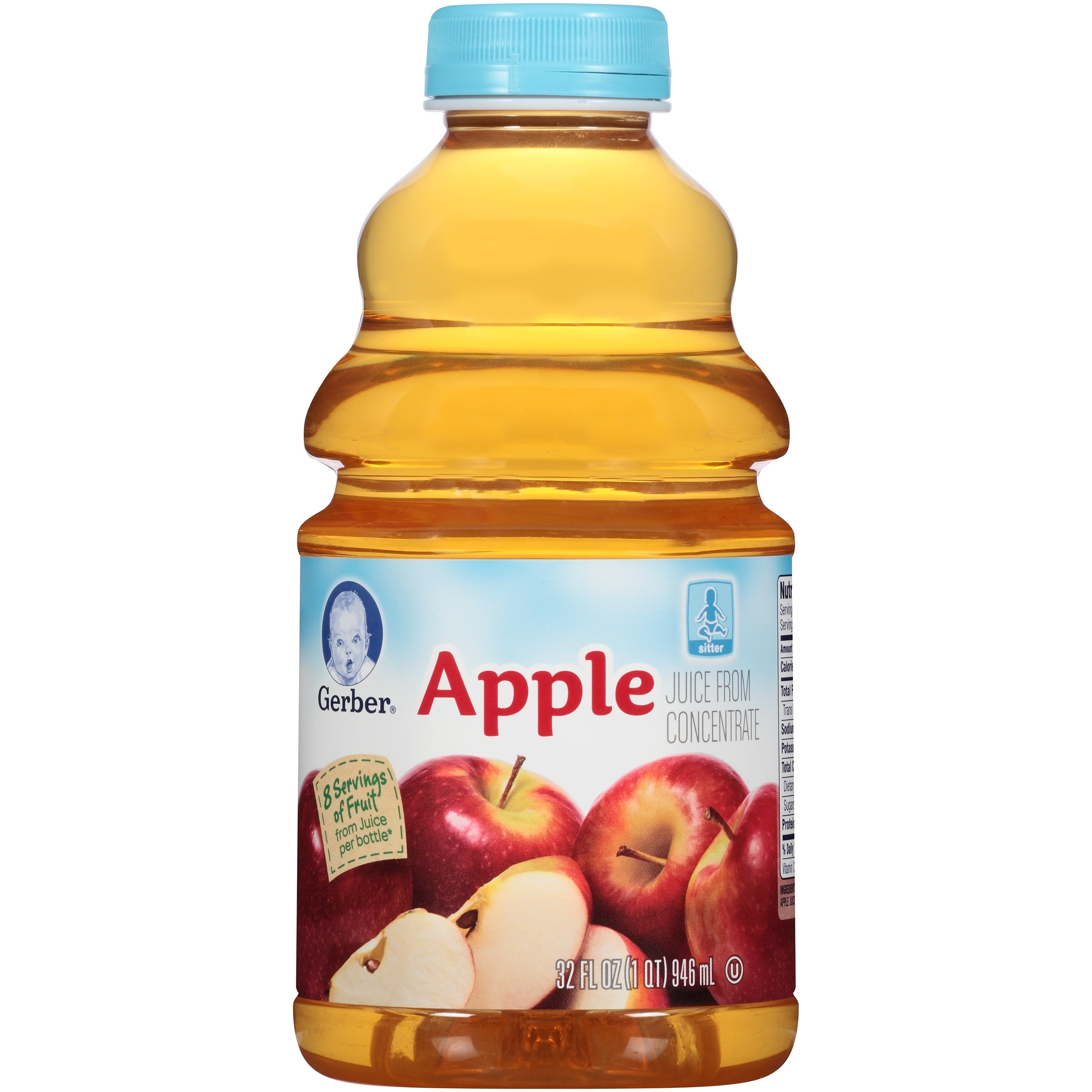 Gerber Apple Juice 32 fl. oz. Bottle - Walmart.com - Walmart.com Gerber Apple Juice 32 fl. oz. Bottle - Walmart.com - Walmart.com