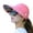 Watermelon Red, variant on Yirtree Women's Outdoor Sun Hat UV Foldable Mesh Wide Brim Beach Fishing Cap Summer Women Anti UV Foldable Sun Visor Cap Wide Brim Breathable Outdoor Hat