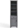 thumbnail image 3 of Pemberly Row Armoire Classique Moderne en Bois et Lin, Gris Vintage, 3 of 12