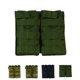 thumbnail image 4 of Molle Double Magazine Pouch 1000D Nylon Utility Chaleco Bolsas de almacenamiento Bolsillo para accesorios al aire libre Advancent HW4754-01, 4 of 7