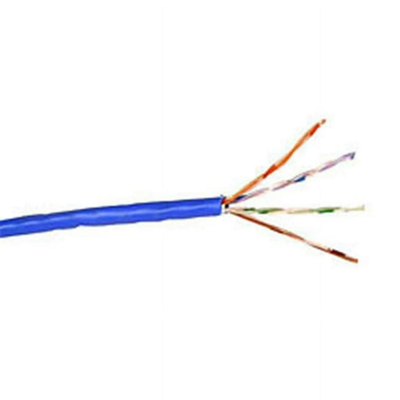 CAT5e bulk Solid Cable 1000 ft blue
