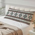 thumbnail image 4 of Turquoise Red Boho Body Pillow Covers 20"x60", Southwestern Ethnic Aztec Retro Geometric Soft Brushed Breathable Throw Pillow Covers, Pillowcase with Zipper for Couch Sofa Bedroom Living Room, 4 of 9