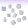 thumbnail image 2 of 1 Set of 11Pcs Crystal Silicone Mold Handmade Decor Mould Eco-friendly Kitchenware DIY Geometric Bakeware for Cake Cookies Fondant (White), 2 of 8