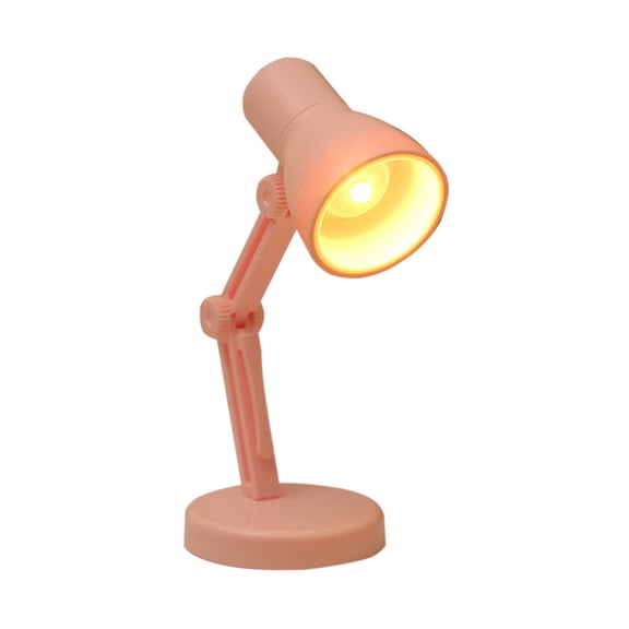 Leodye 1PCS Mini LED Folding Desk Lamp - Magnetic Clip-on, Warm Color Eye-care Portable Night Light -4.72x1.77x1.77in