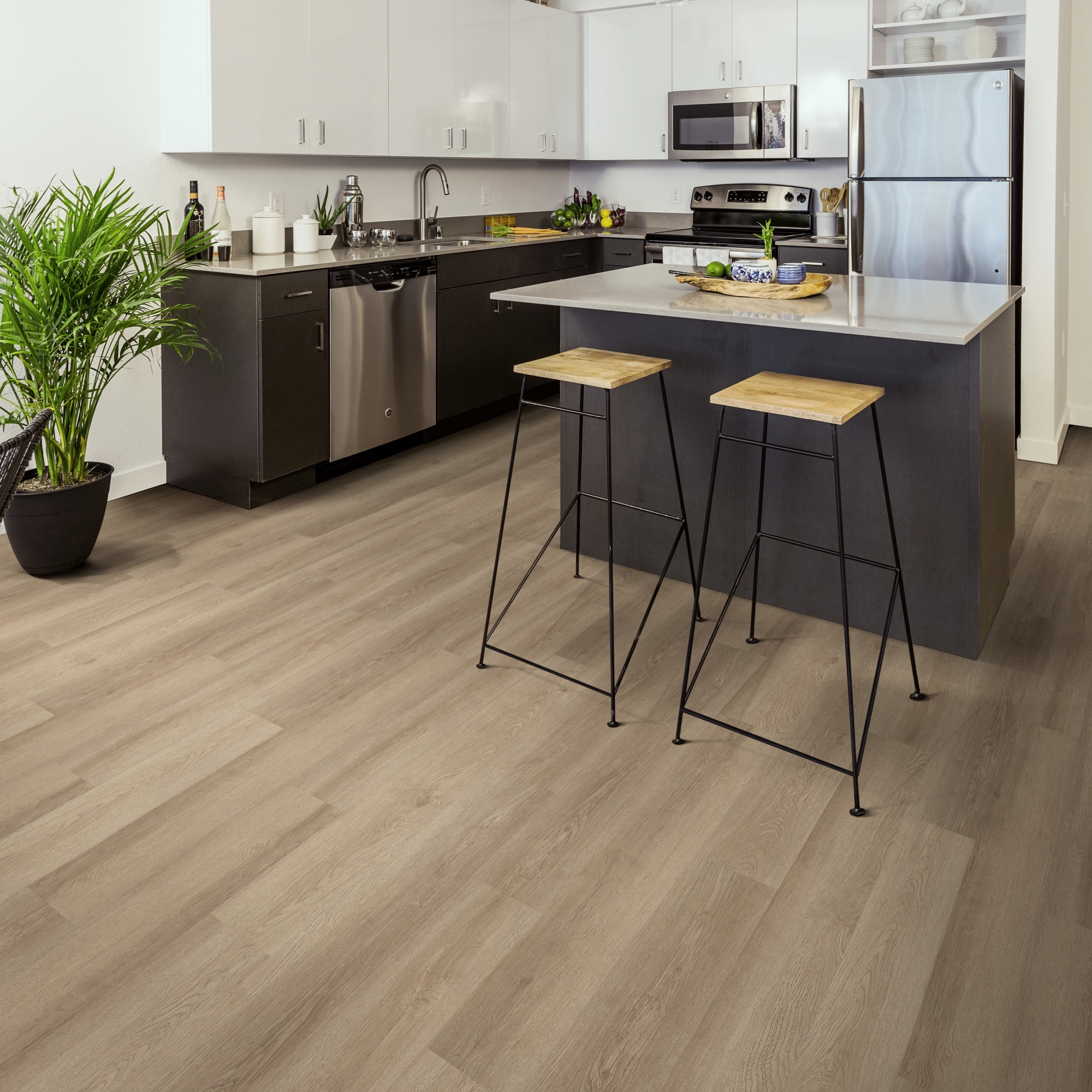 Infinity, 7 in. x 48 in. Color Drifter, Luxury Vinyl Plank
