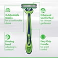 thumbnail image 4 of Gillette Sensor3 Sensitive Men's Disposable Razor, 7 Razors, 4 of 11