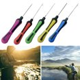 thumbnail image 4 of 5Pcs Baiting Needles Crochet Hooks Set Non-Slip Handle Design Grip Rigging Needles Carp Fishing Tackle Kit, 4 of 8