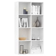 thumbnail image 3 of Bookshelf Charmma Sideboard White 26"x11.8"x51.2" Chipboard, 3 of 12