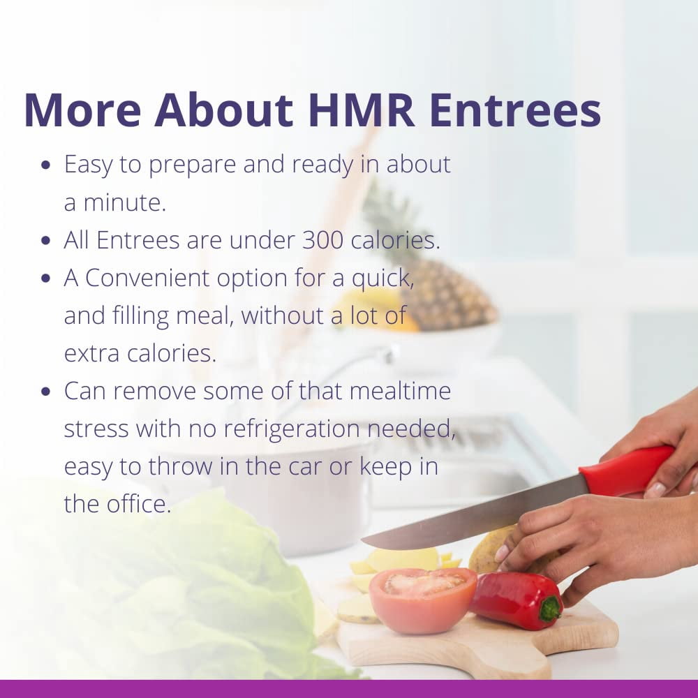 HMR Variety Entrée Packs |Pre-packaged Lunch or Dinner to Support Weight Loss| Ready to Eat Meals |10-20 grams of Protein per Entrée | Low Calorie Food | 7-8oz Servings per Meal (8 Ounce (Pack of 17)