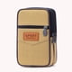 thumbnail image 4 of Bolsa de teléfono para hombre Ehuebsd Riñonera de lona Camel 2 Multi Capa, 4 of 4