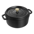 thumbnail image 1 of STAUB La Cocotte Cocotte Ronde en Fonte de 5,25 L, Noire, 1 of 6