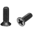 thumbnail image 4 of Uxcell M2.5 x 8mm Phillips Screw Fastener Black Zinc Plated 150 Pack, 4 of 5