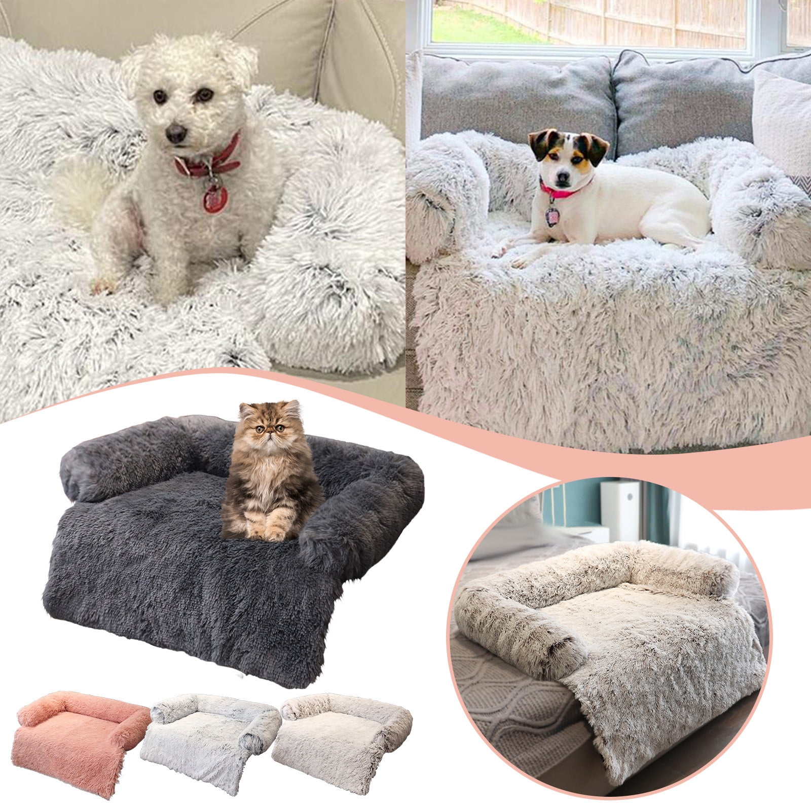 Elevated Pet Bed Mattress with Sofa and Cats Comfortable Sleeping Pad