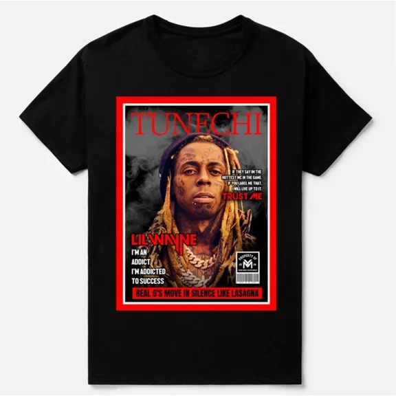 Lil Wayne Tunechi Cover T Shirt NEW