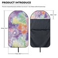 thumbnail image 7 of POLERO Terry Cloth Car Seat Cover Machine Washable, Compatible with Truck Seat Van, Bucket Seat Protector Fit for Sedan Vehicle Tie Dye Dandelion 1 Pack, 7 of 7
