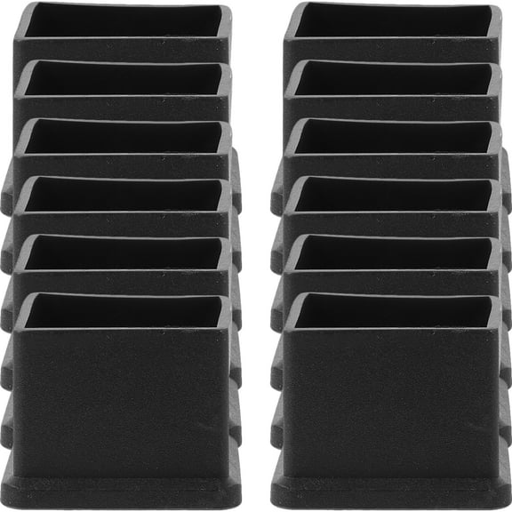 Koolleo 12Pcs Square Chair Leg Cover Floor Protector Table Sofa Chair Leg Covers