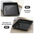 thumbnail image 5 of CTIRCHIU 15Pcs Drainage Tray Plastic Flowerpot Saucers for Balcony 7.1x7.1x1In, 5 of 8