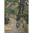thumbnail image 2 of Elizabeth Adela Forbes 11x14 Black Ornate Wood Framed Double Matted Museum Art Print Titled: Off to School, 2 of 5
