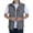 Grey, variant on Bcfgryg Men's Casual Stand C Ollar Vest Practical Travel Fishing Vest Outdoor Work Lightweight S Afari Photo M Ulti Pocket Shoulder Cargo Vest Men's Sleeveless Jacket Vest