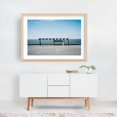 thumbnail image 5 of End of the Line - Surf City New Jersey Photography Seaside Minimalist Coastal Ocean Landscape Boardwalk Oak Framed Wall Art Print 12 x 18 inches, 5 of 6
