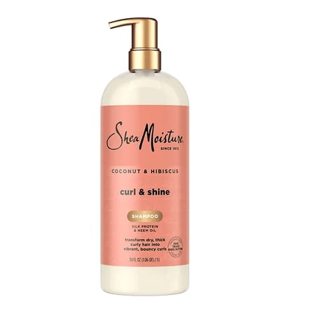 Shea Moisture Coconut Hibiscus Shampoo, 34 Fluid Ounce