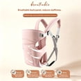 thumbnail image 4 of Baby Carrier Infant Carrier Ergonomic Baby Carrier Backpack,Breathable Front Back Carrying Wrap Seat for Newborn Toddlers up to 33 lbs,Pink, 4 of 7