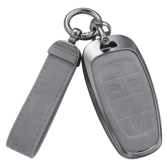 for Hyundai Key Fob Cover, Full Protection Key Case Shell Compatible with 2019 2020 2021 2022 Hyundai Sonata Tucsonn 5 Buttons