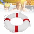 thumbnail image 1 of Safety Life Preserver Ring, Foldable Portable Swim Foam Buoy with Floating Lifesaving Rope , Pool Safety Throw Rings for Swimming Pool Rescue Lifeguard Wall Decoration, 1 of 7
