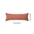 thumbnail image 3 of Long Rectangular Backrest Pillow for Sofa Bed - Removable Washable Cover, 50x11x11cm, 3 of 6