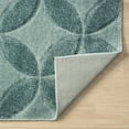 thumbnail image 4 of Teal Carved Petals Indoor Area Rug, High-Low Pile, Better Homes & Gardens, 8' x 10', 4 of 5