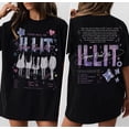 thumbnail image 2 of ILLIT Super Real Me K-Pop Graphic T-Shirt - Y2K Aesthetic Magnetic Tracklist Fan Merch Tee, 2 of 4
