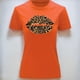 thumbnail image 3 of Playera Blusa Con Impresion De Beso Animal Print Sexy Color Anaranjado Talla Chica Marca Emil SaEs, 3 of 4
