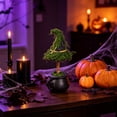thumbnail image 6 of 8.27 Inch Halloween Mini Artificial Potted Plant,Weather Resistant Fake Witch Plant Tabletop Ornament for Living Room Office Shelf, 6 of 6