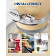 thumbnail image 2 of Perilla De Fijación Tornillo De Pulgar Apto Para Batidoras Kitchenaid Piezas De Repuesto De Perilla De Cabeza De Tornillo Larga De Aluminio 6061 Mejoradas Reemplaza 9709194 4162142 240374, Etc. Cromo, 2 of 7
