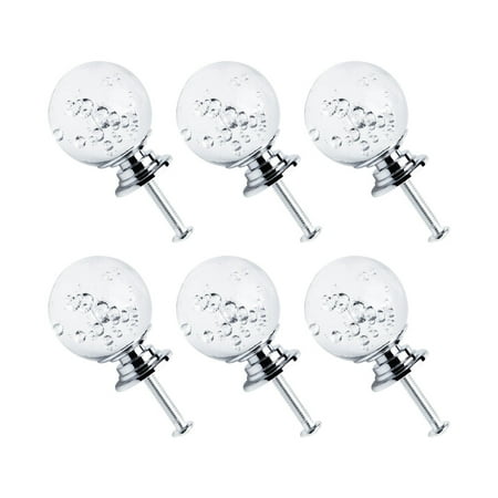 Crystal Knobs Drawer Pull Handle Cupboard Dresser Cabinet Clear