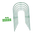 thumbnail image 4 of davian Greenhouse Hoops Grow Tunnel DIY Plant Support Garden Hoop Lawn Yards Garden Hoops Kit with Clips for Park Raised Beds Tomato without Netting, 4 of 8